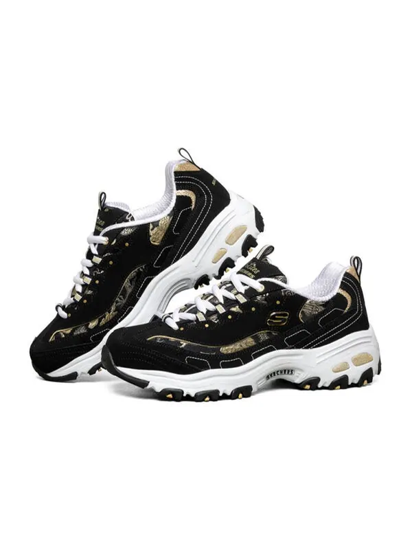 Кроссовки d lites 1.0 black/white/golden Skechers — изображение 3 из 4, белый