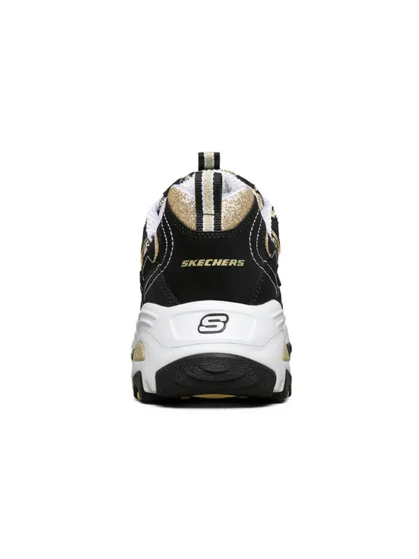 Кроссовки d lites 1.0 black/white/golden Skechers — изображение 4 из 4, белый
