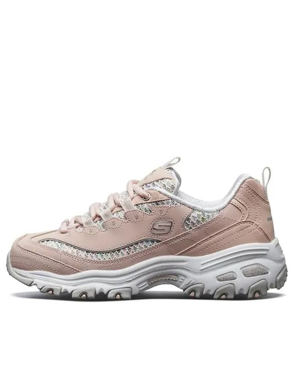 Кроссовки d'lites 1.0 light-pink/white Skechers — изображение 1 из 4, розовый