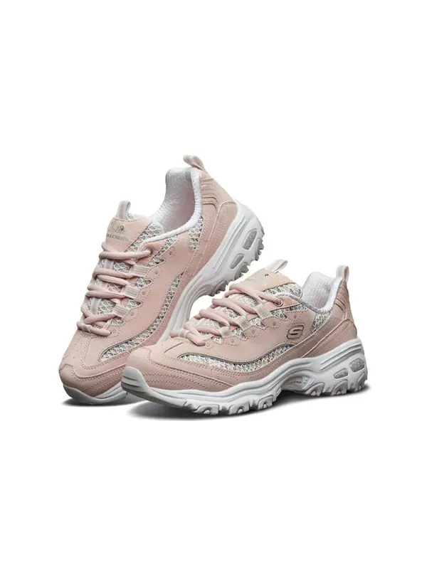 Кроссовки d'lites 1.0 light-pink/white Skechers — изображение 3 из 4, розовый