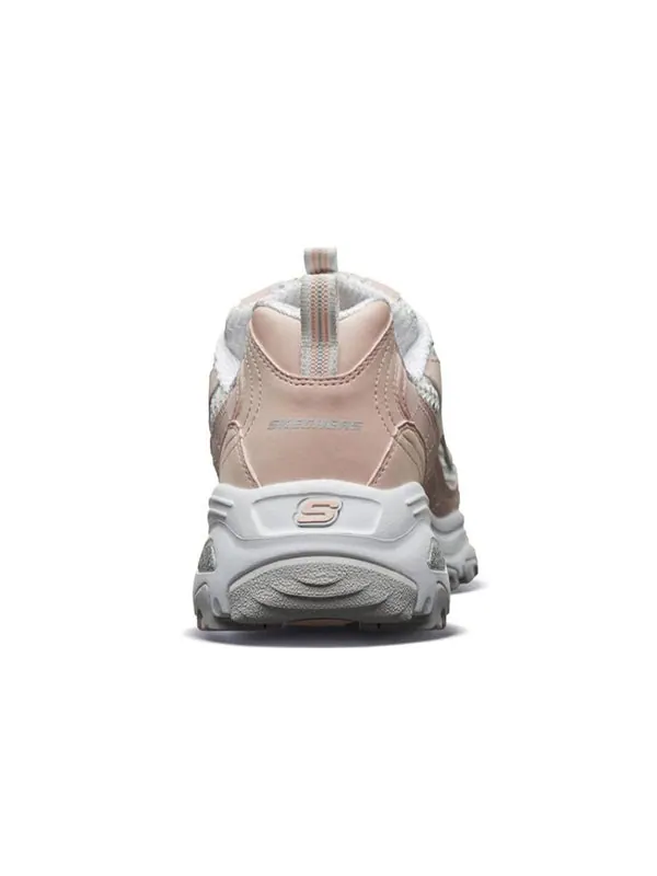 Кроссовки d'lites 1.0 light-pink/white Skechers — изображение 4 из 4, розовый