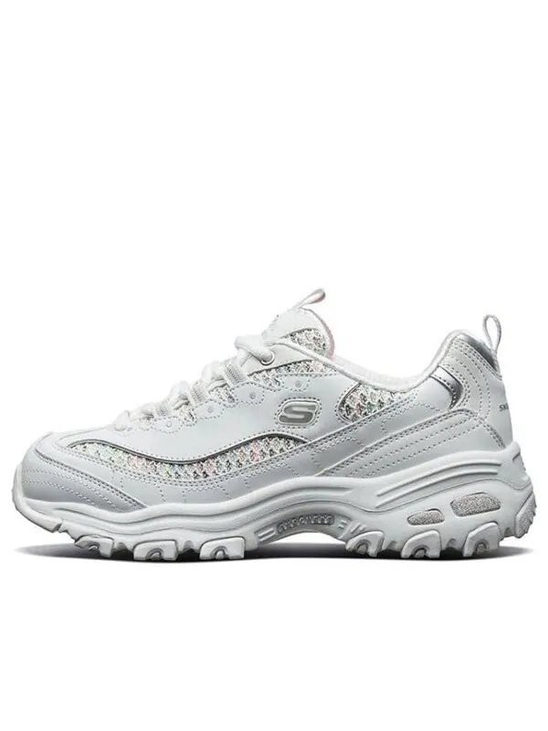 Кроссовки d'lites 1.0 sneaker gs white Skechers — изображение 1 из 4, белый
