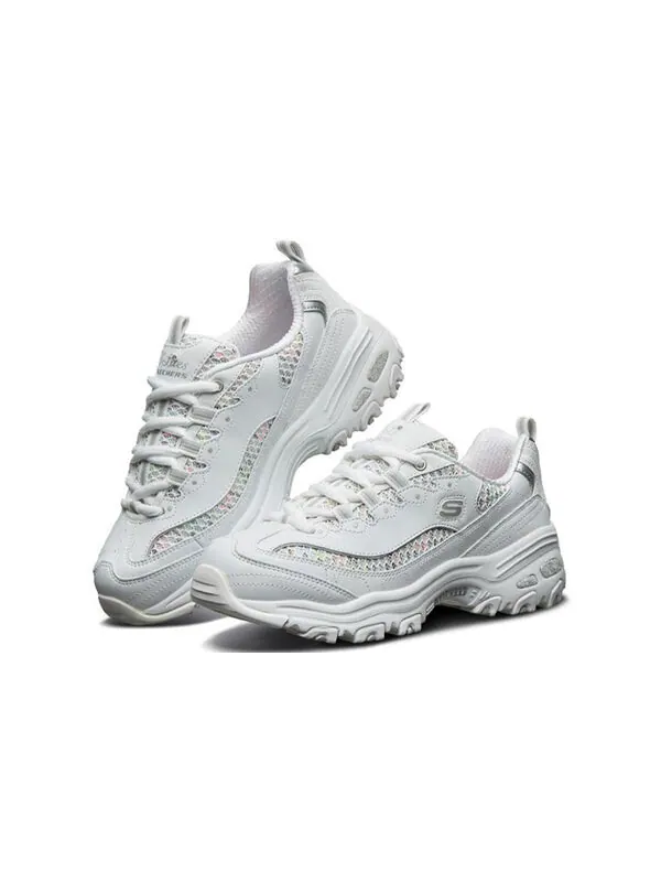 Кроссовки d'lites 1.0 sneaker gs white Skechers — изображение 3 из 4, белый