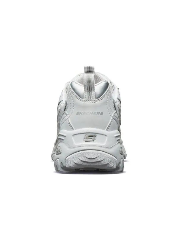 Кроссовки d'lites 1.0 sneaker gs white Skechers — изображение 4 из 4, белый