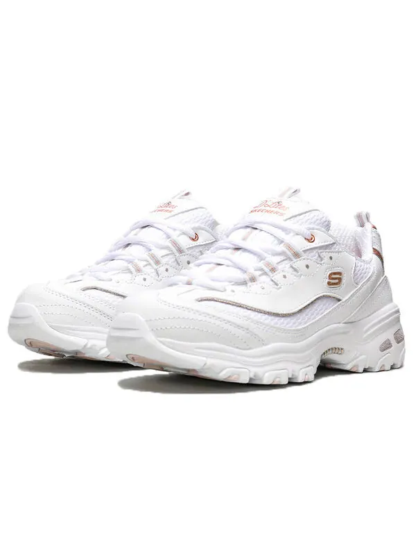 Кроссовки d'lites copper divine low-top daddy shoes creamy Skechers — изображение 4 из 4, бежевый