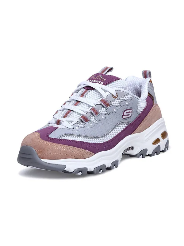 Кроссовки d'lites 2.0 chance 'grey purple' Skechers — изображение 3 из 4, серый/фиолетовый