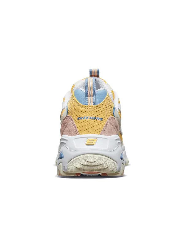Кроссовки (WMNS) Skechers D'Lites 1.0 low running Shoes GS White/Yellow — изображение 4 из 4, белый/желтый