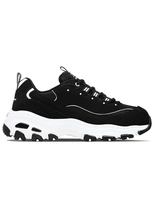 Кроссовки d'lites 1.0 black Skechers — изображение 2 из 4, черный