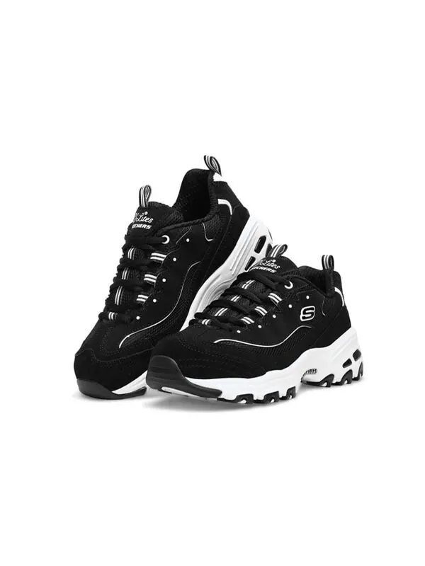 Кроссовки d'lites 1.0 black Skechers — изображение 3 из 4, черный
