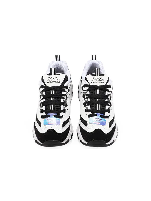 Кроссовки d'lites 1.0 Skechers — изображение 4 из 4, черный белый