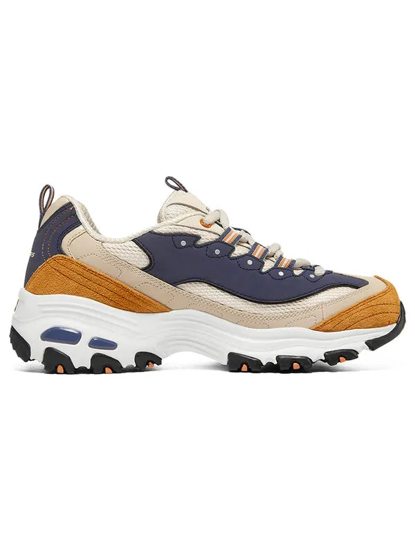 Кроссовки d'lites 1.0 'brown blue' Skechers — изображение 2 из 4, коричневый/синий