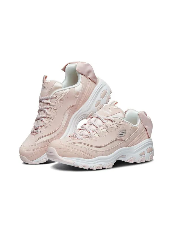 Кроссовки (WMNS) Skechers D'Lites 1.0 Running Shoes Pink — изображение 3 из 4, розовый