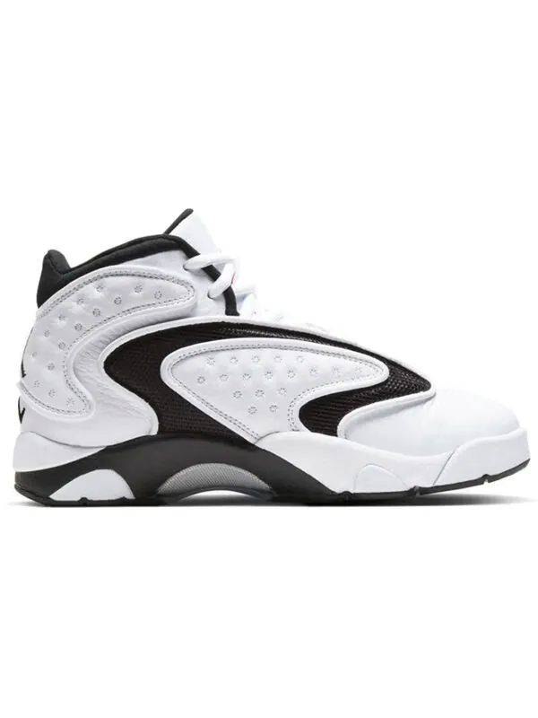 Кроссовки в стиле ретро Air Jordan — изображение 2 из 4, белый/красный-черный