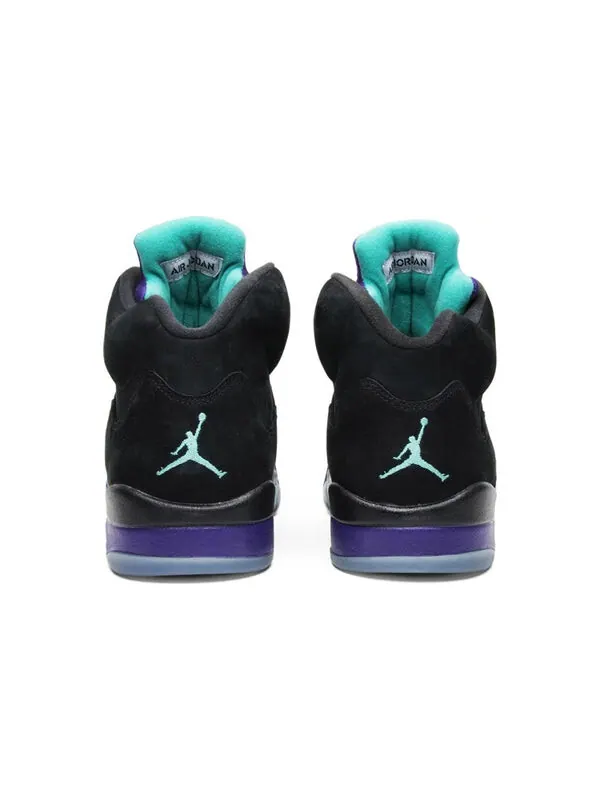Кроссовки 5 retro 'black grape' Air Jordan — изображение 3 из 4, черный