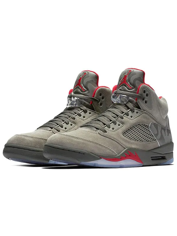 Кроссовки 5 retro 'camo' Air Jordan — изображение 2 из 4, огненный