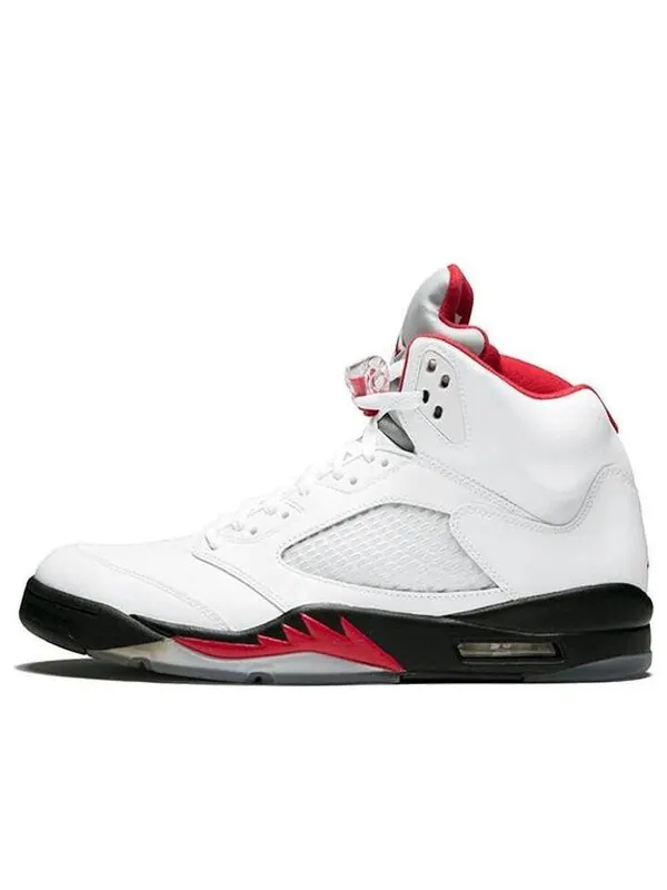 Кроссовки 5 ретро Air Jordan — изображение 1 из 4, белый/красный-черный