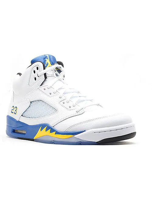 Кроссовки 5 retro 'laney' 2013 Air Jordan — изображение 2 из 4, белый