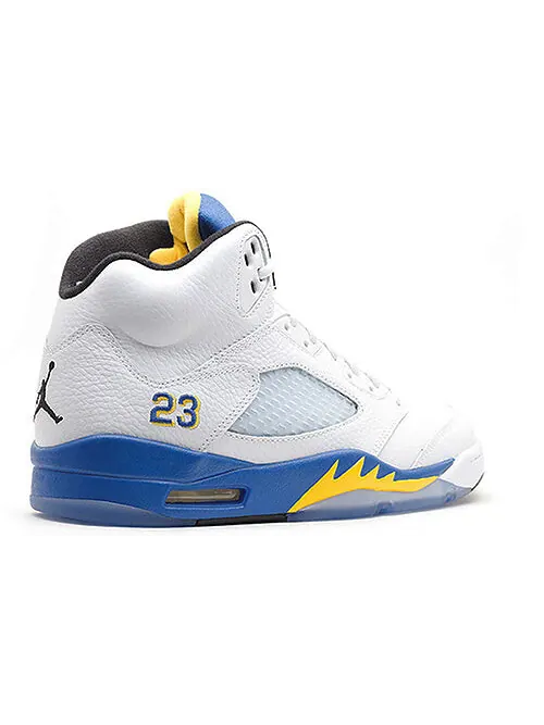 Кроссовки 5 retro 'laney' 2013 Air Jordan — изображение 3 из 4, белый