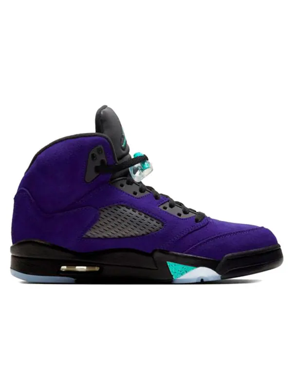 Кроссовки 5 retro 'alternate grape' Air Jordan — изображение 2 из 4, черный
