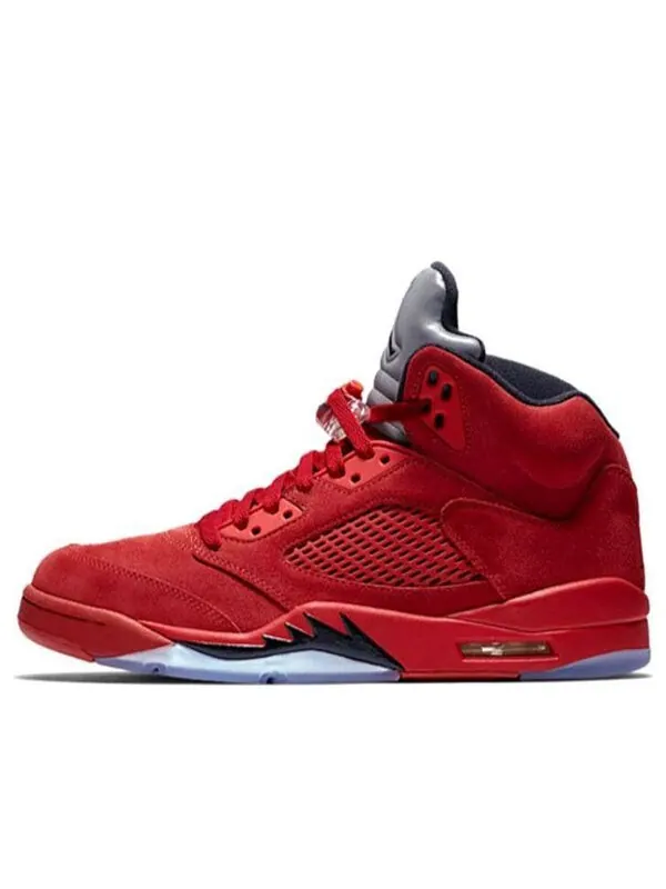 Кроссовки 5 ретро Air Jordan — изображение 1 из 4, красный/черный