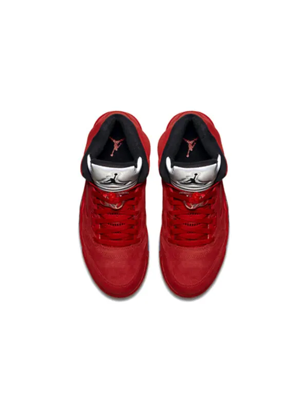 Кроссовки 5 ретро Air Jordan — изображение 3 из 4, красный/черный