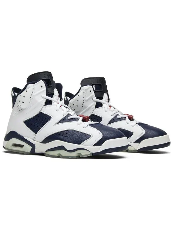Кроссовки 6 retro+ 'olympic' 2000 Air Jordan — изображение 2 из 3, белый