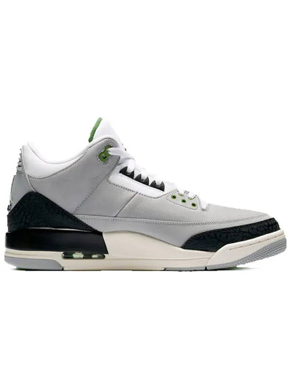 Кроссовки 3 ретро Air Jordan — изображение 2 из 4, серый/-черный-белый