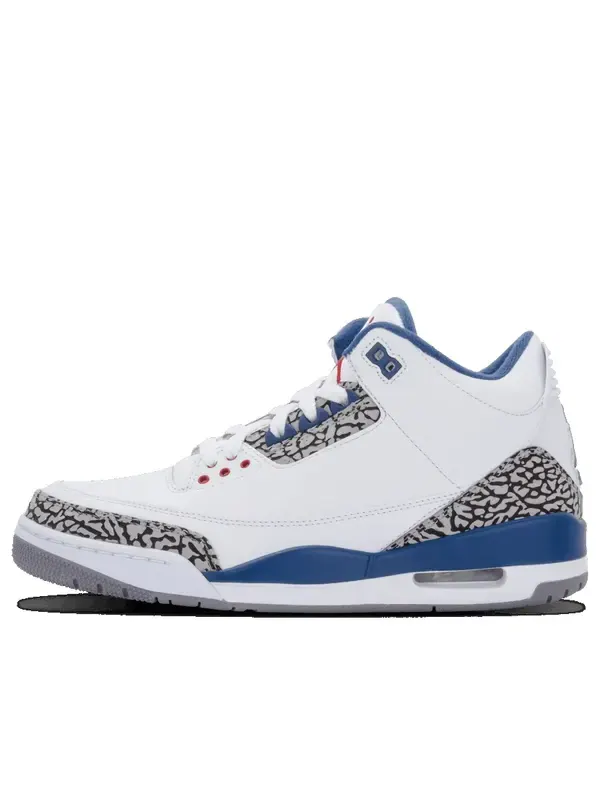 Кроссовки 3 ретро Air Jordan — изображение 1 из 4, белый/синий