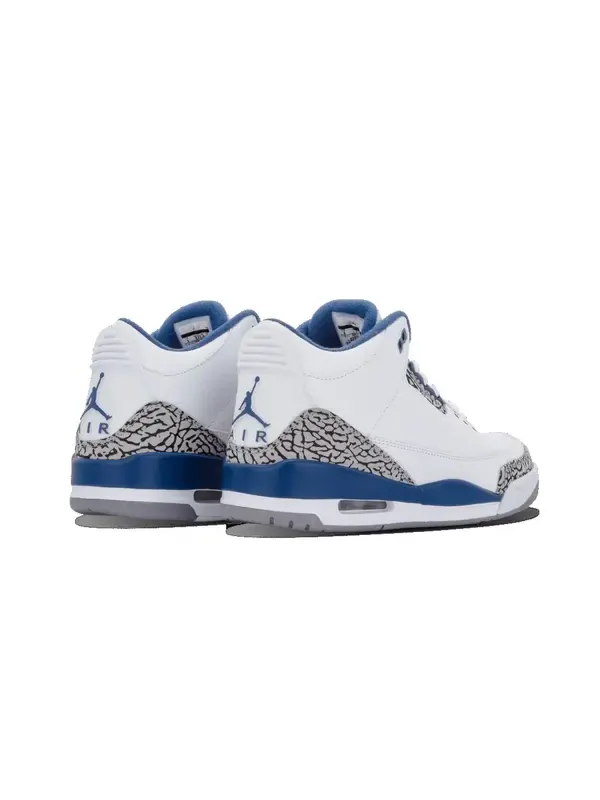 Кроссовки 3 ретро Air Jordan — изображение 3 из 4, белый/синий