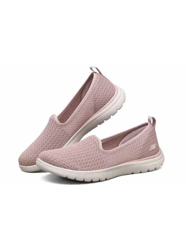 Сандалии on-the-go flex dahlia 'blush pink' Skechers — изображение 4 из 4, розовый/белый