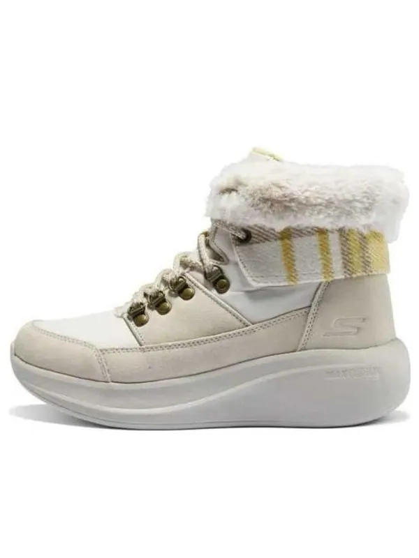Кроссовки winter comfy boots 'beige white' Skechers — изображение 1 из 1, бежевый/белый
