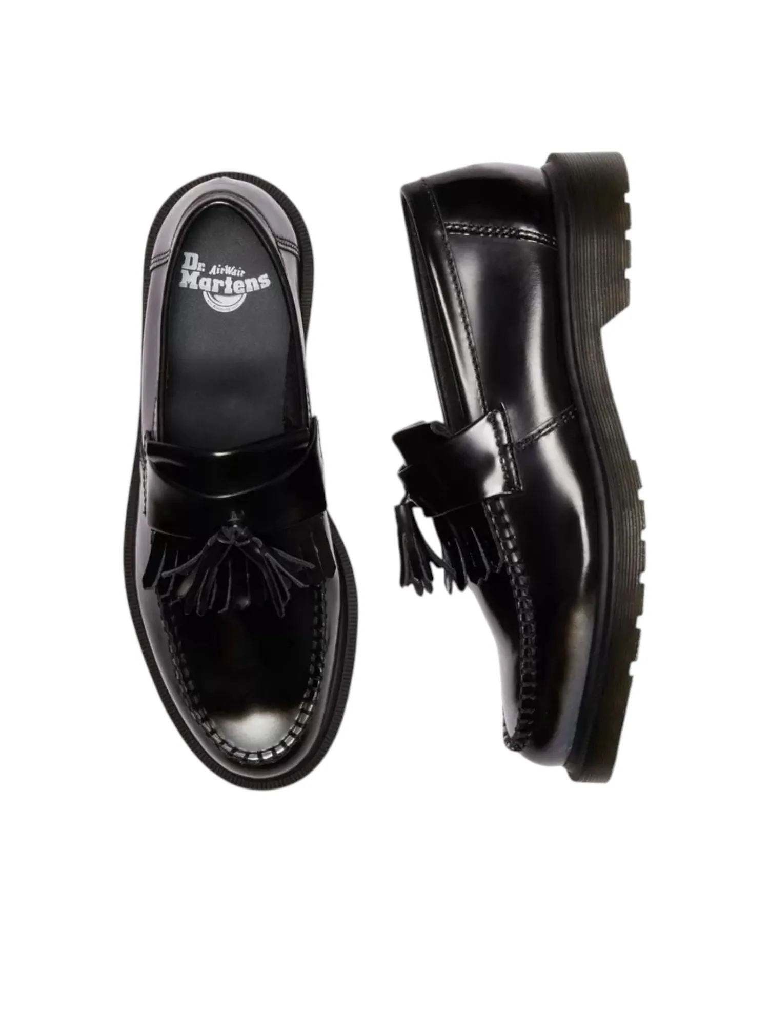 Лоферы Dr. Martens Adrian Arcadia, серебристые — изображение 3 из 6, серебряный