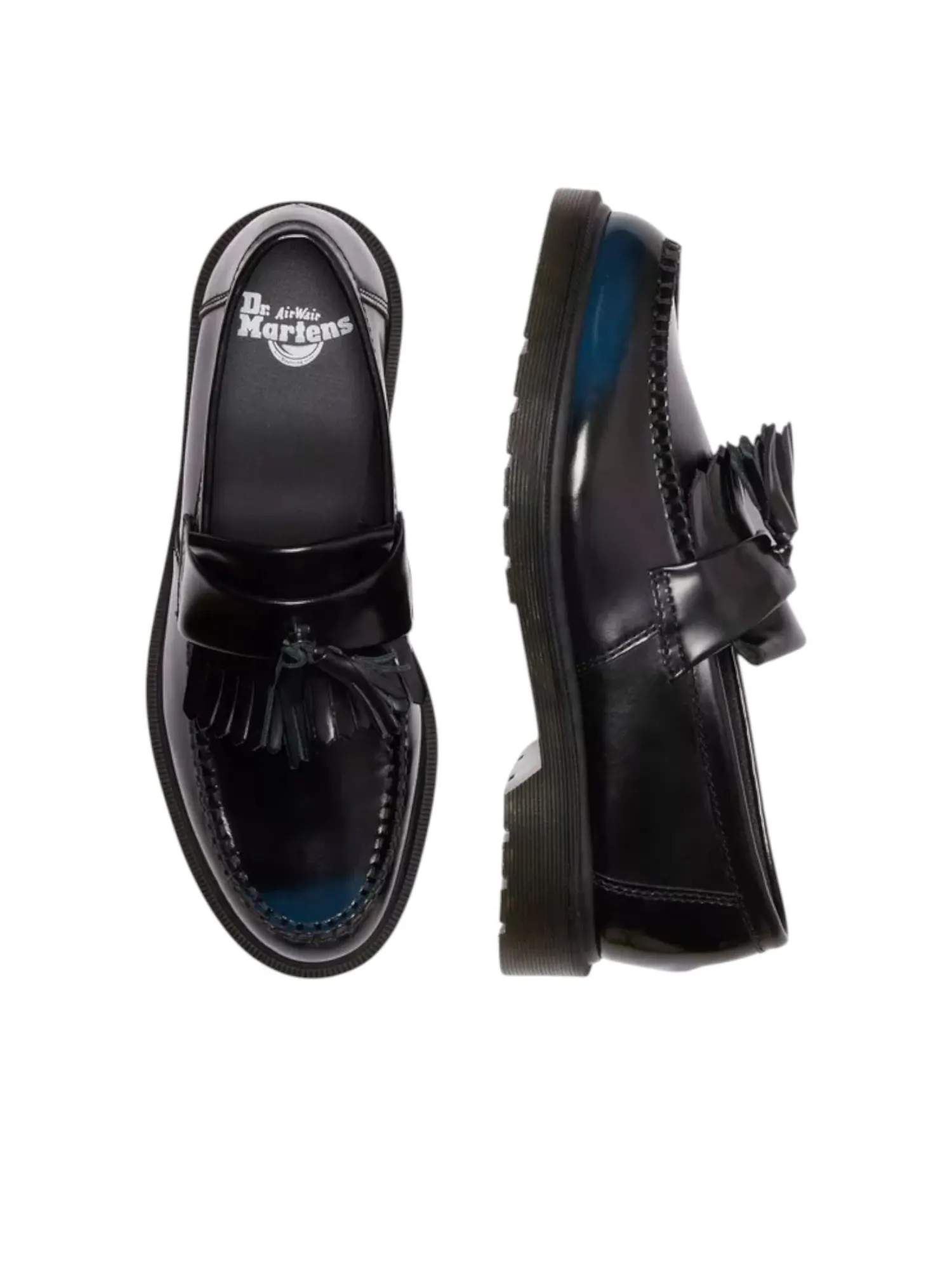 Лоферы Dr. Martens Adrian Arcadia, кожаные — изображение 4 из 6, темно-синий