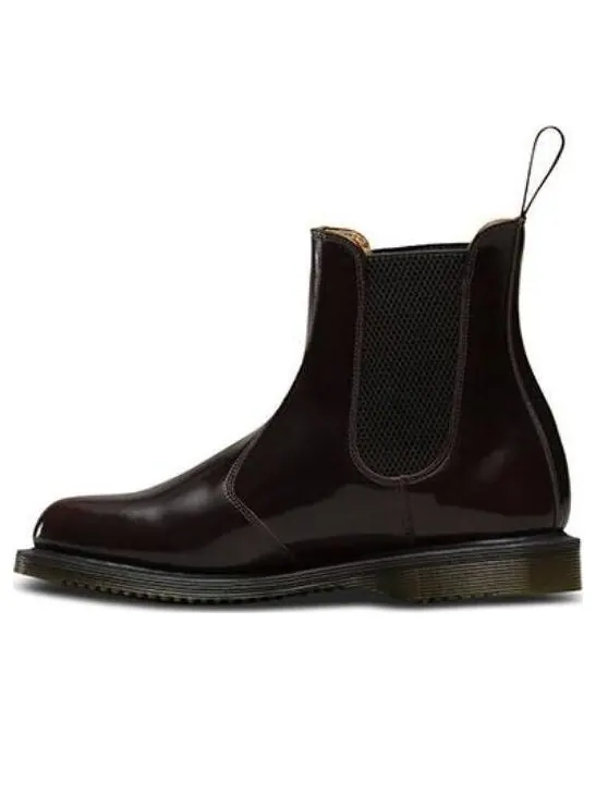 Ботинки женские Dr. Martens Flora Smooth Leather Chelsea Boots — изображение 1 из 4, красный