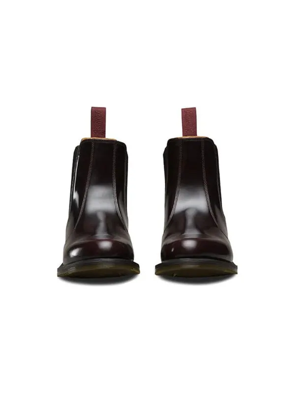 Ботинки женские Dr. Martens Flora Smooth Leather Chelsea Boots — изображение 3 из 4, красный