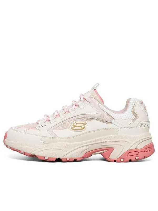 Кроссовки stamina 'white pink' Skechers — изображение 1 из 4, белый/розовый