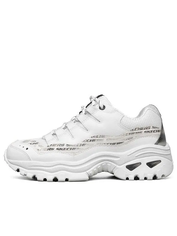 Кроссовки energy low top running shoes white/black Skechers — изображение 1 из 4, белый/черный