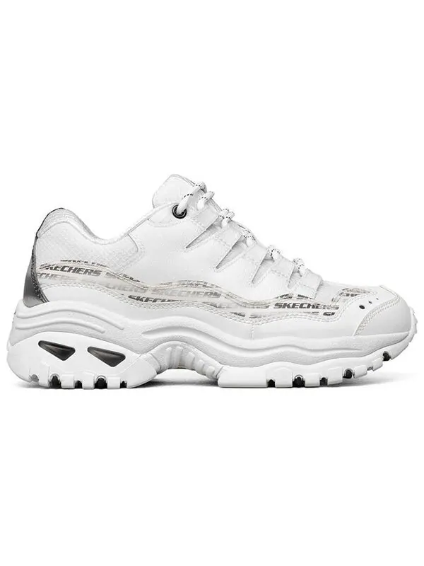 Кроссовки energy low top running shoes white/black Skechers — изображение 2 из 4, белый/черный