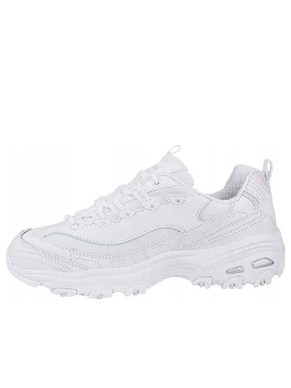 Кроссовки dlites sparkling rain 'white' Skechers — изображение 1 из 4, белый/розовый/зеленый