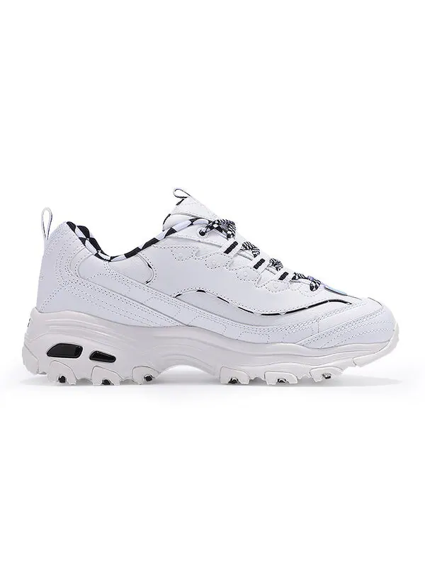 Кроссовки d'lites 1.0 low shoes gs white Skechers — изображение 2 из 4, белый