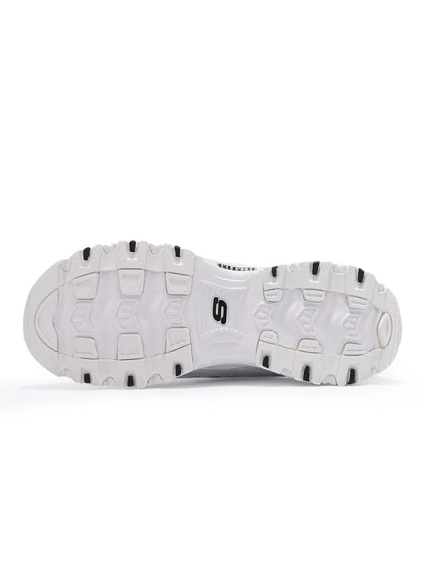 Кроссовки d'lites 1.0 low shoes gs white Skechers — изображение 4 из 4, белый