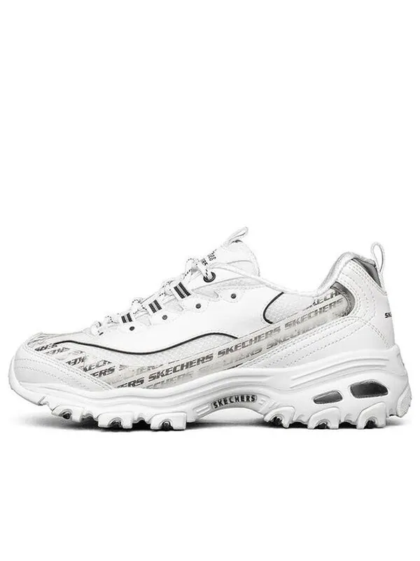 Кроссовки d'lites 1.0 low sneaker gs white/black Skechers — изображение 1 из 4, белый/черный