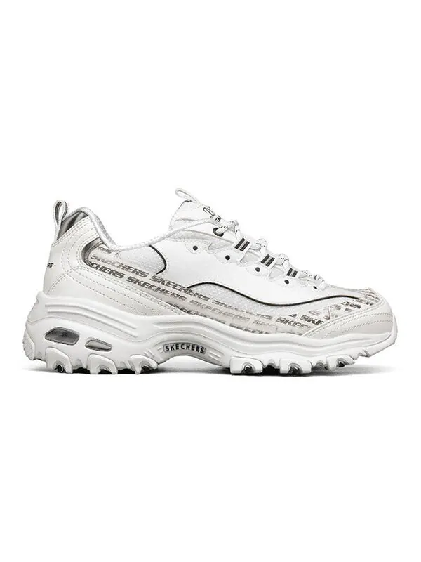 Кроссовки d'lites 1.0 low sneaker gs white/black Skechers — изображение 2 из 4, белый/черный
