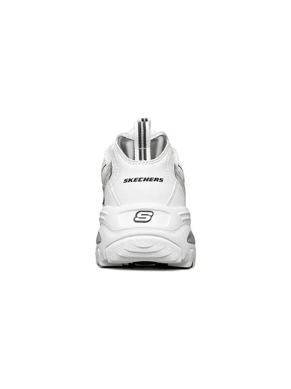 Кроссовки d'lites 1.0 low sneaker gs white/black Skechers — изображение 4 из 4, белый/черный