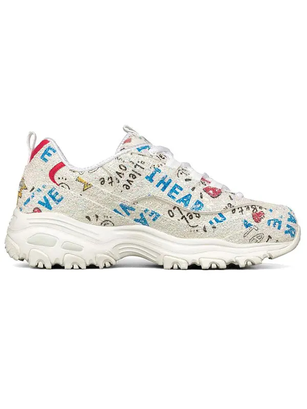 Кроссовки d'lites 1.0 low-top daddy shoes multi-color Skechers — изображение 2 из 4, мульти