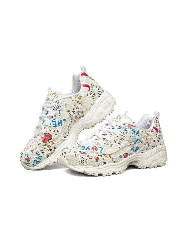 Кроссовки d'lites 1.0 low-top daddy shoes multi-color Skechers — изображение 3 из 4, мульти