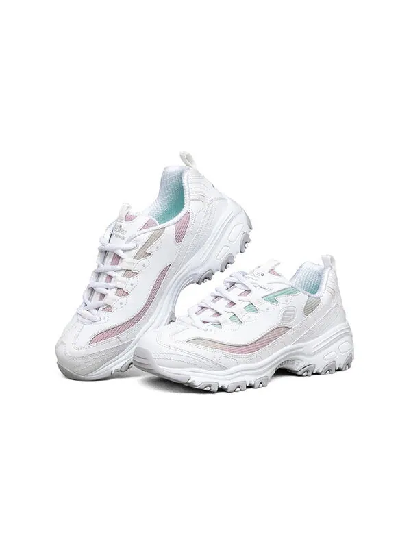 Кроссовки d'lites 1.0 low-top running shoes white/multi Skechers — изображение 3 из 4, белый