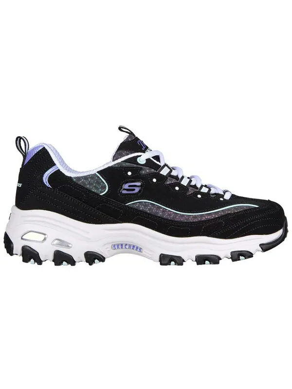 Кроссовки d'lites glowing path 'black' Skechers — изображение 2 из 4, черный