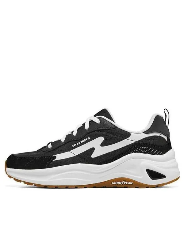 Кроссовки d'lites jogger kadn siyah sneakers 'black white' Skechers — изображение 1 из 4, черный/белый