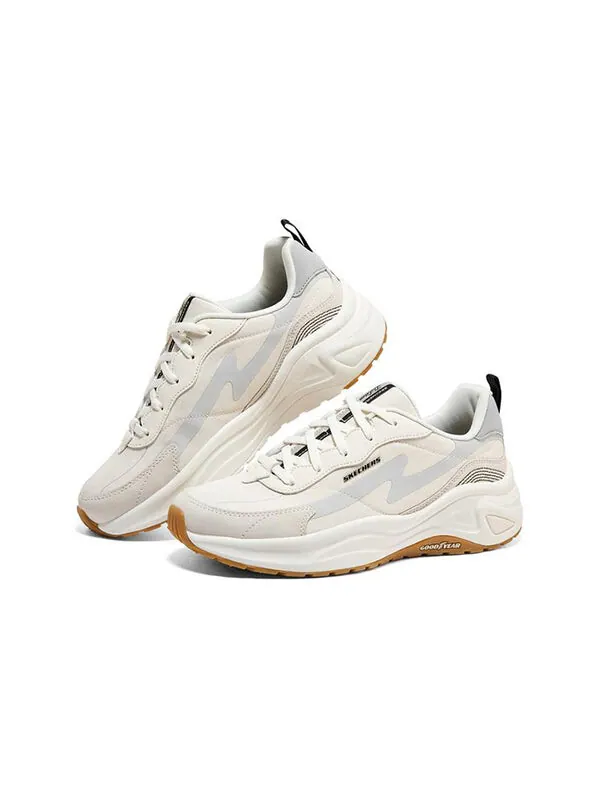 Кроссовки d'lites wave sneakers 'beige white blue' Skechers — изображение 3 из 4, бежевый/белый/синий